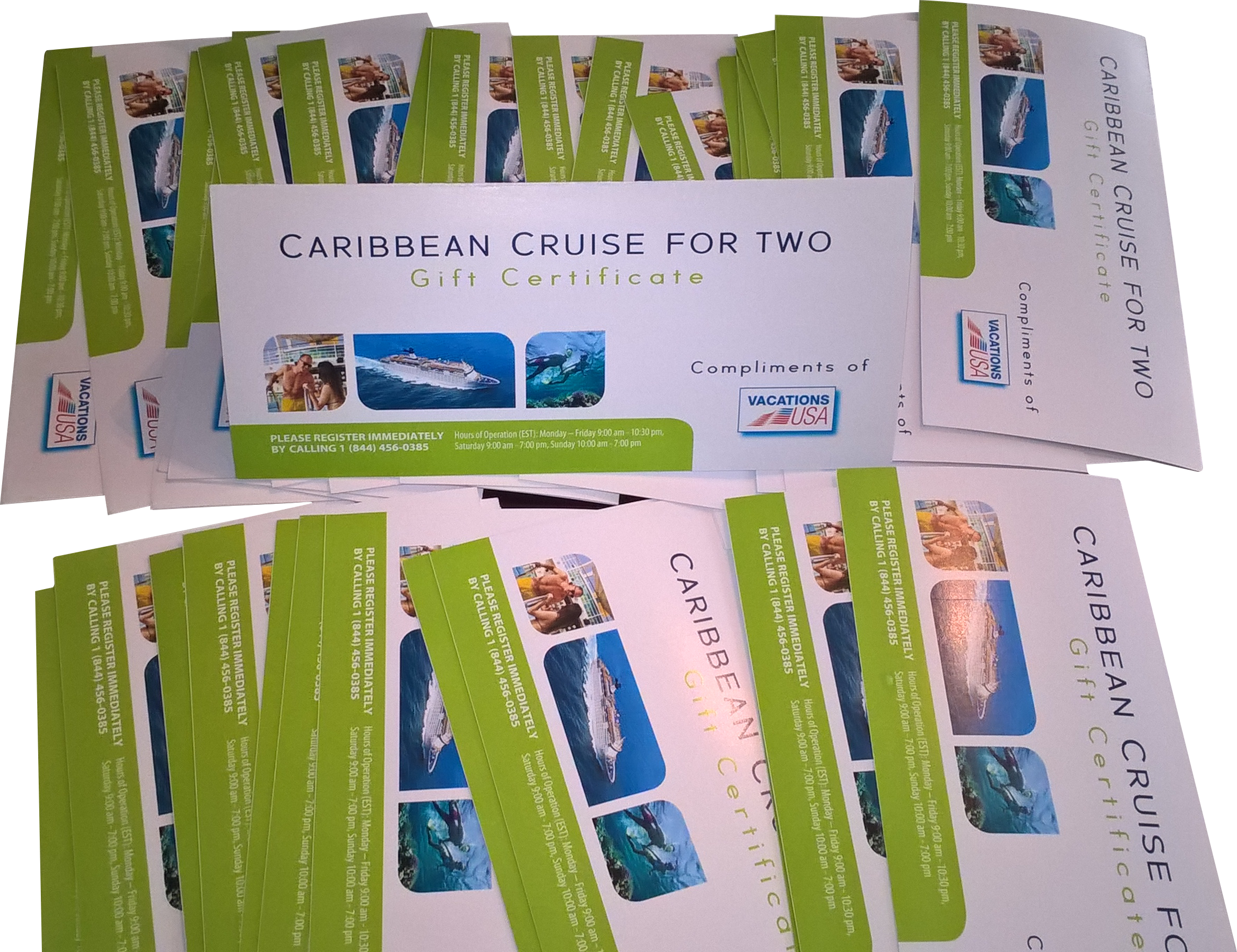 cruise certificates